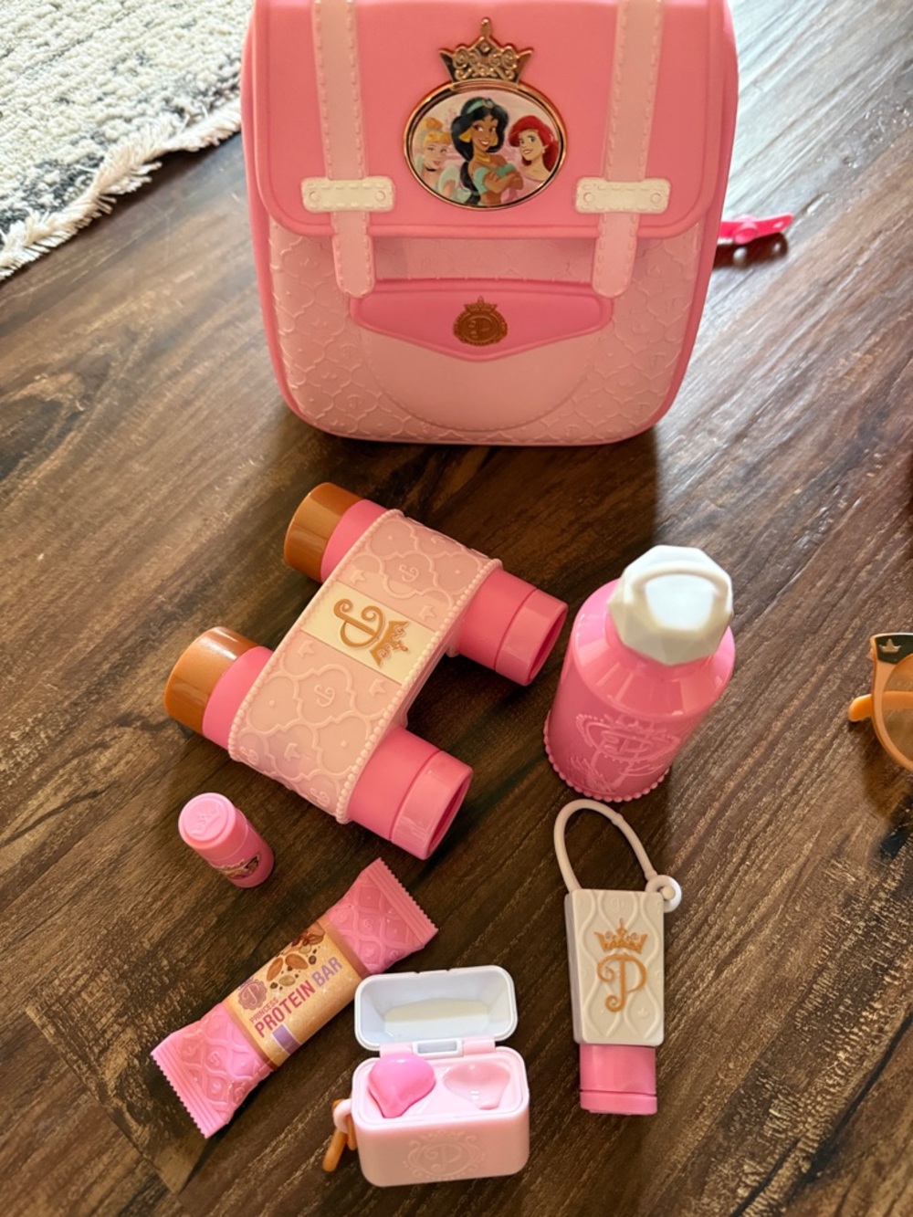 Kids Pink Princess Play Purse and Backpack Set - Picture 2 of 7